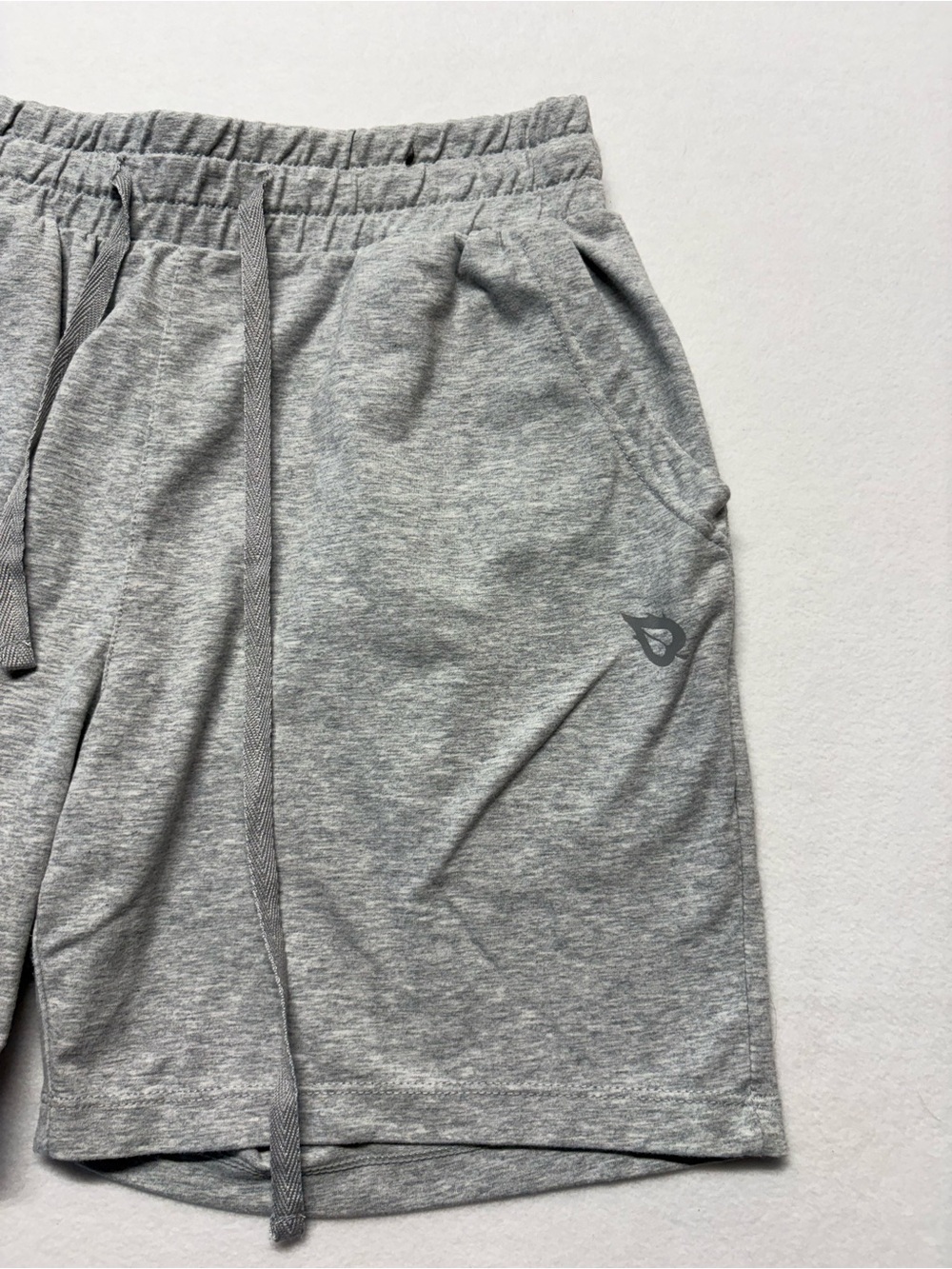 Baleaf Light Grey Athletic Drawstring Shorts - Picture 2 of 8